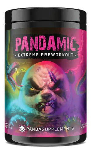 Panda Supplements Pandamic Extreme Pre Workout 25 Servicios Sabor Unicorn Rainbow Sherbet