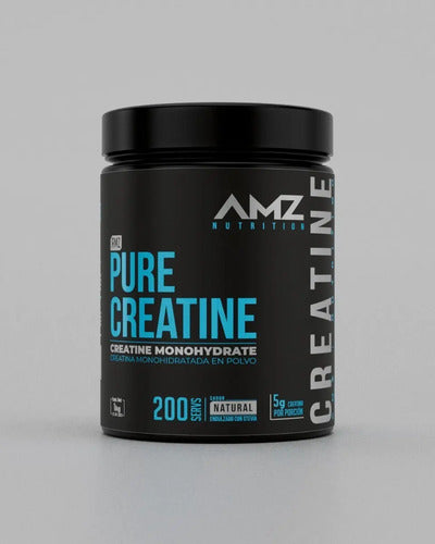 Amz Creatina Monohidratada Pura 1000 Gr 200 Serv Sabor Natural