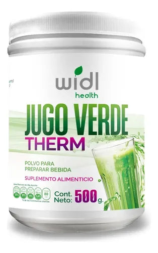 Jugo Verde Termogénico Widl Health Para Bajar De Peso 500 G