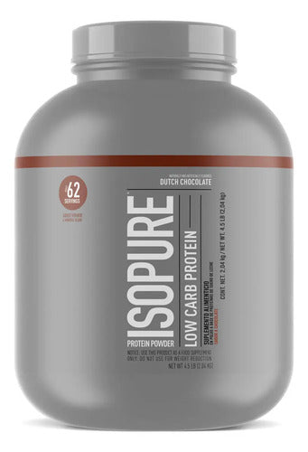 Suplemento En Polvo Isopure Low Carb Proteína Sabor Dutch Chocolate En Pote De 2.04kg