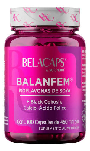 Balanfem Solanum Isoflavonas, Calcio, Acido Folico 100 Cap Sabor Sin Sabor