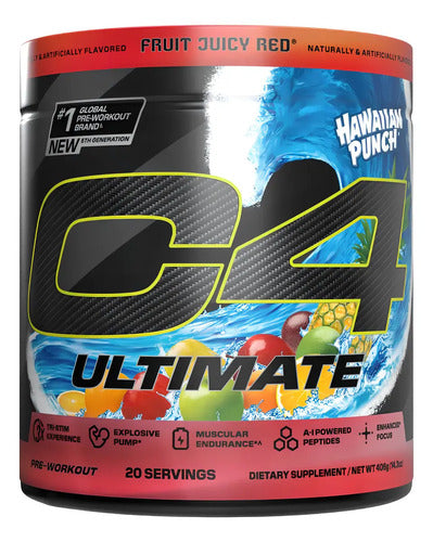Cellucor C4 Ultimate Aminoácidos Vegano 400g Sabor Fruit Juicy Red