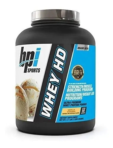 Proteina Bpi Sports Whey Hd 4.1 Lbs Los Sabores Caramelo De Vainilla