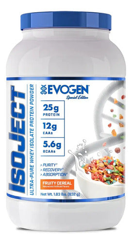 Proteina Isolate Evogen Isoject 1.77 Lbs Variedad De Sabores Sabor Fruity Cereal Cereal Frutado