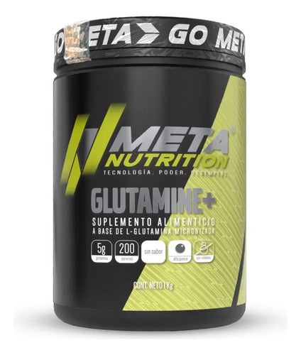 Suplemento En Polvo Meta Nutrition Glutamina X 5g Sin Sabor