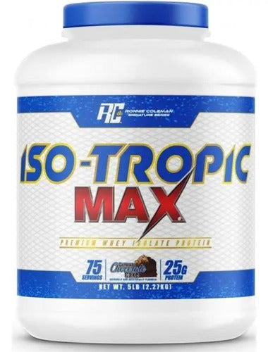 Proteina Ronnie Coleman Iso Tropic Max 5 Lbs Sabor German Chocolate Chocolate Alemán