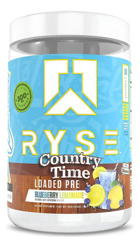 Ryse Pre Workout Polvo Pre Loaded Sabor Country Time Blueberry Lemonade 390g