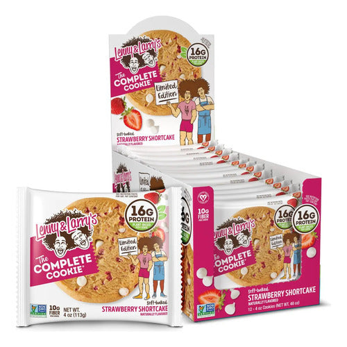 Cookie Lenny & Larry's The Complete Strawberry, 454 G, X12