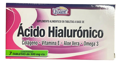 Acido Hialuronico Ypenza Vitamina E Colageno Omega 3 7 Tabs Sin Sabor
