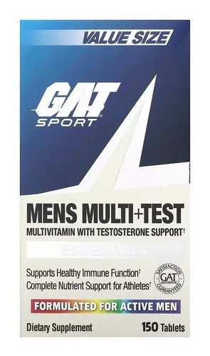 Multivitaminico Gat Sport Mens Multi Test 150 Tabletas Sin Sabor