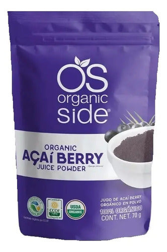 Organic Side Açaí Berry Orgánico 70 G