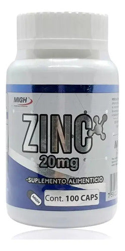 Migh Vitamina Zinc 20g 100 Caps Sfn