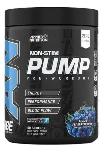 Applied Nutrition Abe Pump Stim Free Pre-entreno 40 Servs Sabor Blue Razz