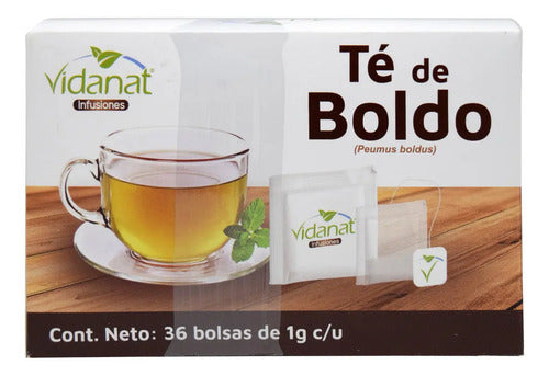 Té De Boldo Vidanat 36 Sobres
