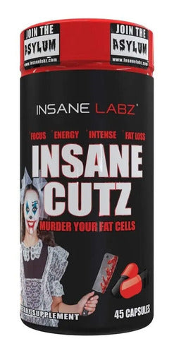 Insane Labz - Insane Cutz - Termogénico - 45 Cápsulas - Sin Sabor