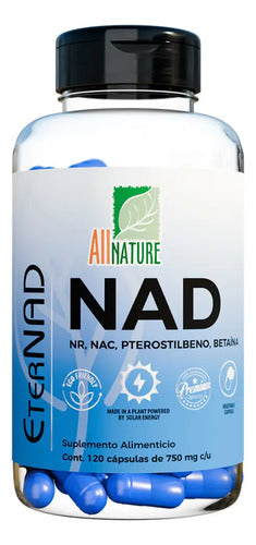 Allnature Eternad Nad 120caps 750mg C/u Sabor Sin Sabor