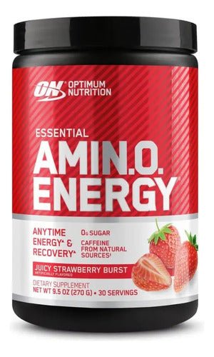 Amino Energy | Optimum Nutrition | On | 30 Servings | Usa Sabor Strawberry Burst