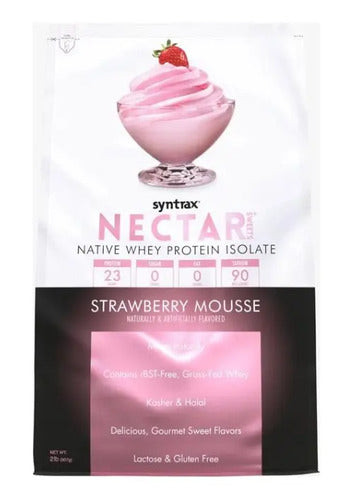 Proteína Whey Syntrax Nectar Sweets Mousse Fresa 907g Sin Lactosa Mousse De Fresa
