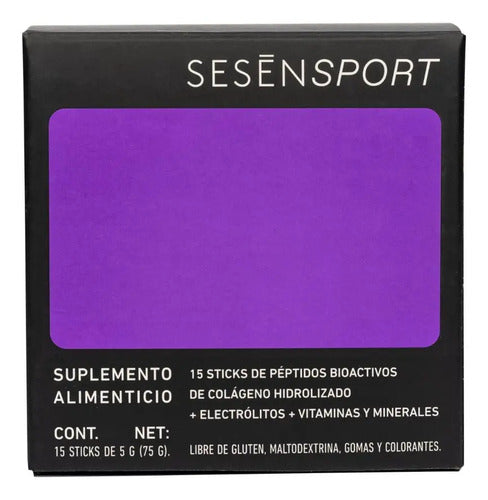 Sesen Electrolitos En Polvo Sabor Uva 15 Sobres