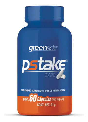 Greenside Pstake Cápsulas Suplemento Nutricional Vegano 60 Unid Sabor Natural