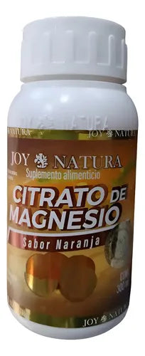 Citrato De Magnesio Bebida Naranja Joy Natura 300ml Libre De Gluten