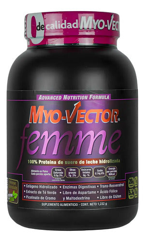 Proteina Myo Vector Femme 3 Lbs Zero Carbs Variedad Sabores Sabor Chocolate Banana Chocobanana