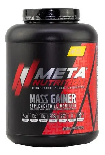 Proteina Meta Nutrition Ganador Mass Gainer 6 Libras 2.7 Kg Sabor Banana
