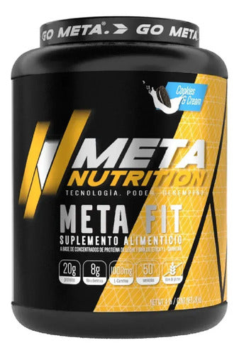 Proteina Meta Nutrition Meta Fit 4 Lbs 50 Servicios Polvo Sabor Cookies And Cream
