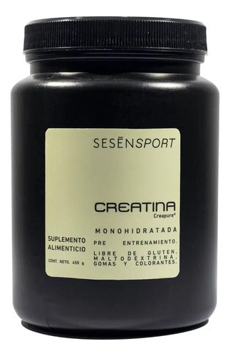 Sesen Creatina Monohidratada Suplemento Alimenticio 450g Sabor Sin Sabor