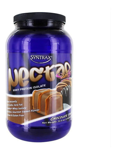 Suplemento En Polvo Syntrax Nectar Proteína Sabor Chocolate Truffle En Pote De 907g Trufa De Chocolate