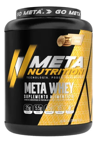 Proteina Meta Nutrition Meta Whey 5 Libras 65 Porciones Sabor Cinnamon Cookies Galletas De Canela