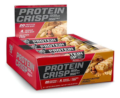 Bsn Protein Crips 12 Bars Sabor Peanut Butter Cronch