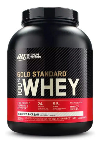 Proteina En Polvo Optimum Nutrition Gs 100% Galletas Con Crema (4.65 Lb) Whey