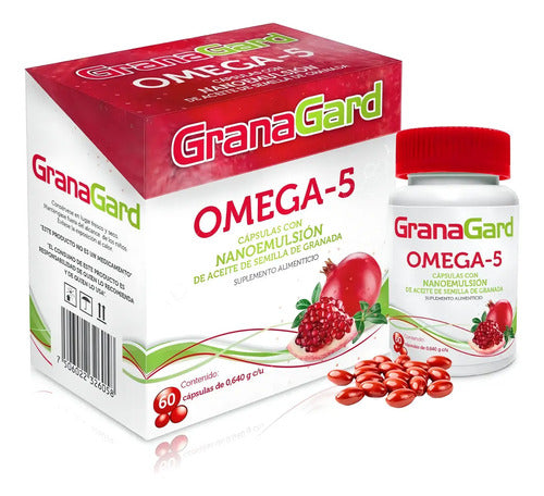 Granagard Omega 5 Nanotecnología Aceite Semilla Granada 60ct