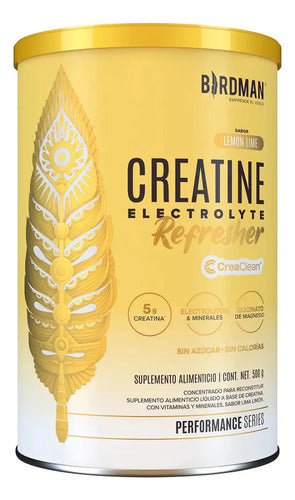 Creatina Monohidratada Birdman Refresher Electrolyte 500 Gr Lemon Lime