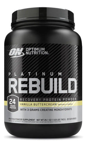 Proteina Platinum Rebuild Optimum Vainilla 1.67 Lbs Mer Env Vainilla Chocolate