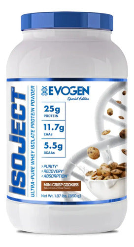 Evogen Isoject Special Edition 1.87 Lbs Sabor Mini Crisp Cookies