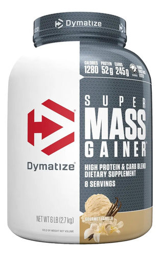 Super Mass Gainer Proteina Carbs Ganador Dymatize 6lbs Vainilla Gourmet